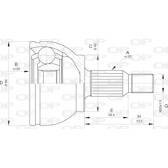 Tête de cardan OPEN PARTS - CVJ5628.10