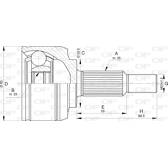Tête de cardan OPEN PARTS - CVJ5765.10