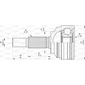 Tête de cardan OPEN PARTS - CVJ5799.10