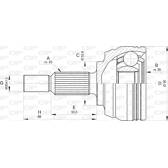 Tête de cardan OPEN PARTS - CVJ5801.10