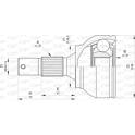 Tête de cardan OPEN PARTS - CVJ5802.10