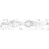 Veio de transmissão OPEN PARTS - DRS6403.00