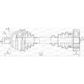 Veio de transmissão OPEN PARTS - DRS6424.00