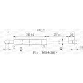 Vérin de coffre OPEN PARTS - GSR6132.00