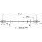Magneti Marelli Vérin De Hayon Arrière – Réf. GS1143, Compatible Peugeot (7000210271C0, 9676494780)