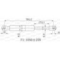 Vérin de coffre OPEN PARTS - GSR6482.00