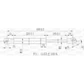 Vérin de vitre arrière OPEN PARTS - GSR6015.00