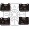 Bremsbelagsatz hinten OPTIMAL - BP-09106