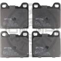 Bremsbelagsatz hinten OPTIMAL - BP-09509