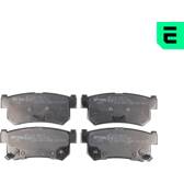 Bremsbelagsatz hinten OPTIMAL - BP-12209