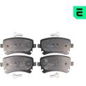Bremsbelagsatz hinten OPTIMAL - BP-12242
