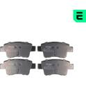 Bremsbelagsatz hinten OPTIMAL - BP-12431