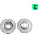 Brake disc set (2) OPTIMAL - BS-8678HC