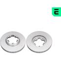 Brake disc set (2) OPTIMAL - BS-9274HC