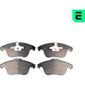 Front brake pad set OPTIMAL - BP-12432
