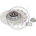 Rear brake disc OPTIMAL - 602745BS1
