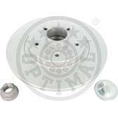 Rear brake disc OPTIMAL - 702976BS6