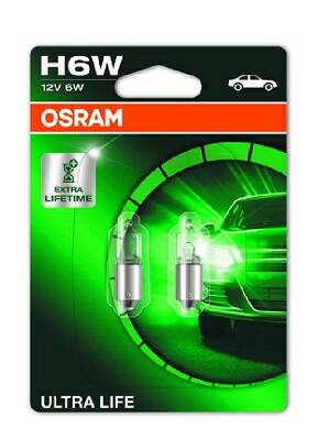 Set of 2 bulbs H6W Ultra Life