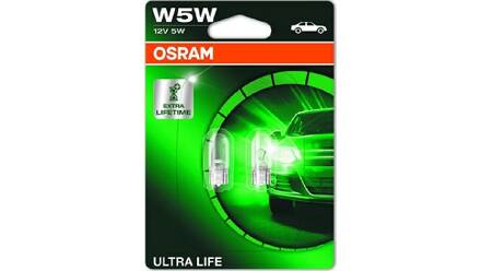 Jeu de 2 ampoules W5W Ultra Life OSRAM 2825ULT-02B