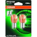 Jeu de 2 ampoules PY21W Ultra Life OSRAM - 7507ULT-02B