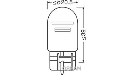 Ampoule (feu arrière / feu clignotant) OSRAM 7528