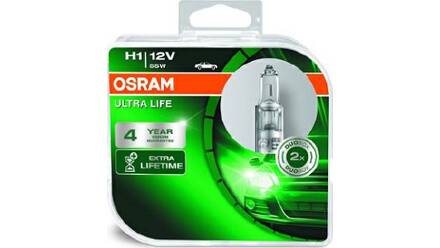 Jeu de 2 ampoules H1 Ultra Life OSRAM 64150ULT-HCB