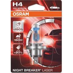 Ampoule H4 Night Breaker Laser next generation +150% OSRAM 64193NL-01B