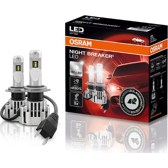 2 ampoules H7 homologuées - Night Breaker - LED OSRAM - 64210DWNB