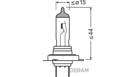 Ampoule pour voiture Osram Night Breaker Laser H7 12V 55W