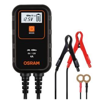 Intelligent battery charger + 4A charge maintenance - 6/12V
