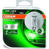 Uppsättning 2 glödlampor H1 Ultra Life OSRAM - 64210ULT-HCB