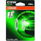 Set van 2 gloeilampen C5W Ultra Life OSRAM - 6418ULT-02B