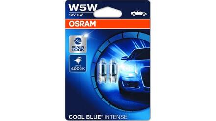 Set mit 2 glühlampen W5W Cool Blue Intense OSRAM 2825HCBI-02B