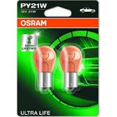 Set of 2 bulbs PY21W Ultra Life OSRAM - 7507ULT-02B