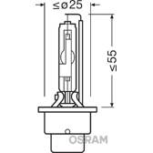 Ampoule D2R XENARC ORIGINAL OSRAM - 66250