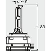 Kits ou Ampoules XENON OSRAM - 66340CLC