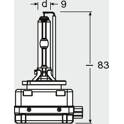 Ampoule D3S XENARC ULTRA LIFE OSRAM - 66340ULT