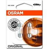 Jogo de 2 lâmpadas C10W Original Line OSRAM - 6438-02B