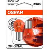 Jogo de 2 lâmpadas PY21W Original Line OSRAM - 7507-02B