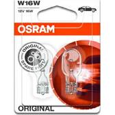 Jogo de 2 lâmpadas W16W Original Line OSRAM - 921-02B