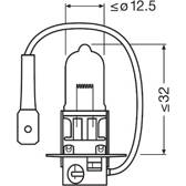 Lámpara H3 Original Line OSRAM - 64151-01B