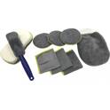 Jeu de 9 microfibres gris OTO KIT - L013