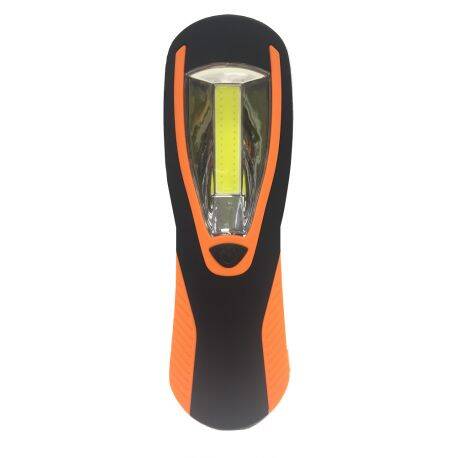 Orange and black cob wandering lamp