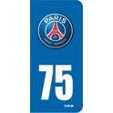 Pre-cut PSG/75 logo stickers PARIS SAINT-GERMAIN - PSGSTDT