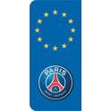 Pre-cut PSG/Europe logo stickers PARIS SAINT-GERMAIN - PSGSTGC