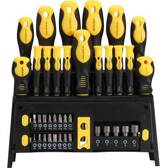 Screwdriver game and tips chrome vanadium -39 pieces PEREL PEREL - 929026