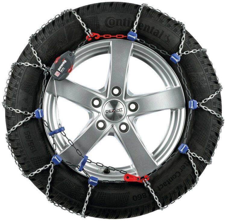 2 snow chains 7 mm PEWAG Servo Sport 80