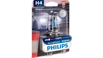 Ampoule H4 RacingVision PHILIPS 12342RVB1