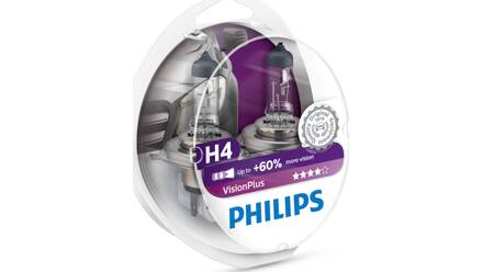 Ampoule voiture Philips Vision H4 12V 60/55W 12342PRB1
