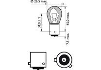 Set of 2 bulbs PY21W Vision